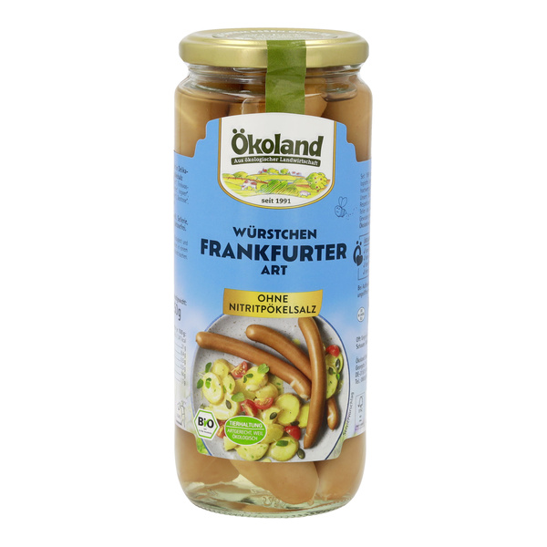 ÖKOLAND Frankfurter klein im Glas 540 g