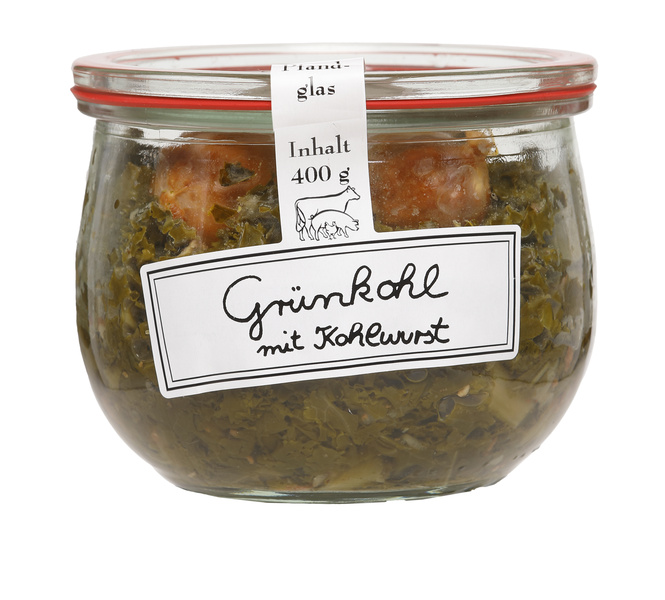 Schröders Bio Fleisch- und Wurstwaren Grünkohl mit Kohlwurst MW 400 g