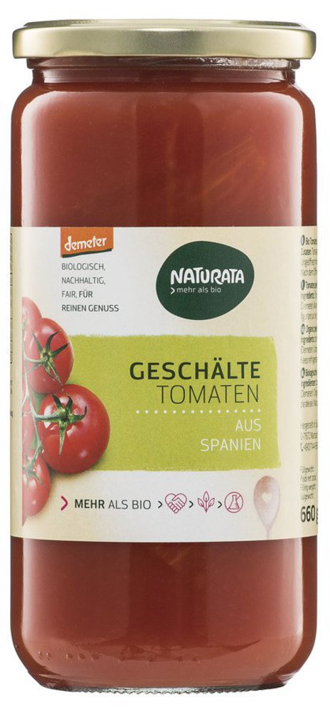 Naturata Geschälte Tomaten 660g
