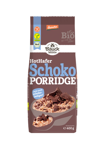 Bauck Mühle Hot Hafer Schoko Porridge glf 400 g