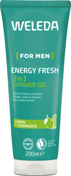 Weleda For Men Energy Fresh 3in1 Shower Gel 200 ml
