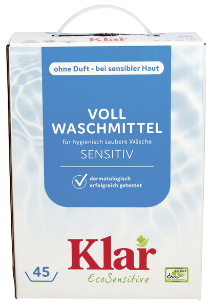 Klar Vollwaschmittel Pulver 45WG 2.475 kg