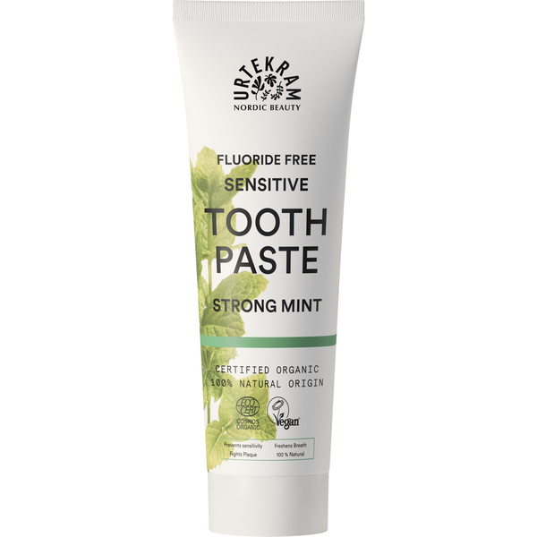 Urtekram  Strong Mint Sensitive Toothpaste 75 ml