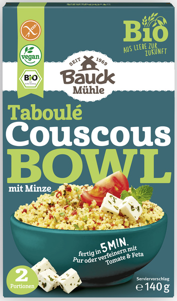 Bauck Mühle Couscous Bowl Taboulé gf 140 g