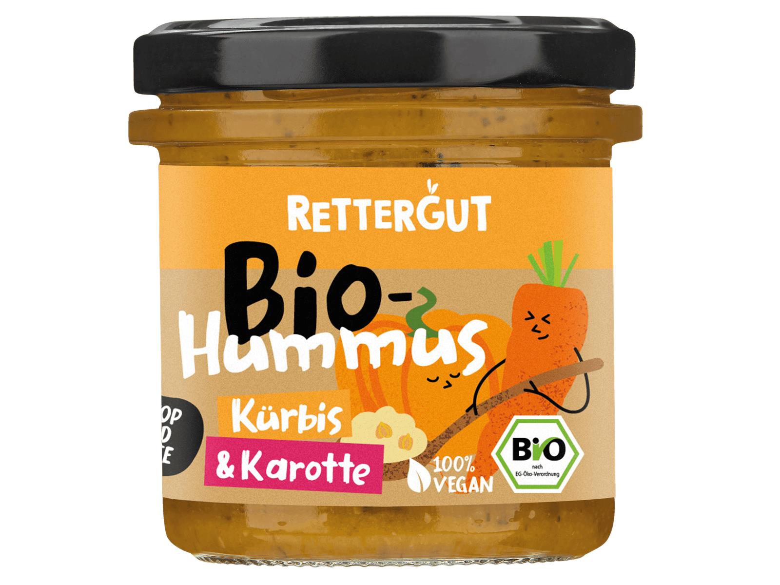 Rettergut Hummus Kürbis & Karotte 135 g