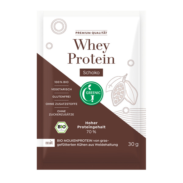 Greenic Whey Protein Mischung Schoko 30 g