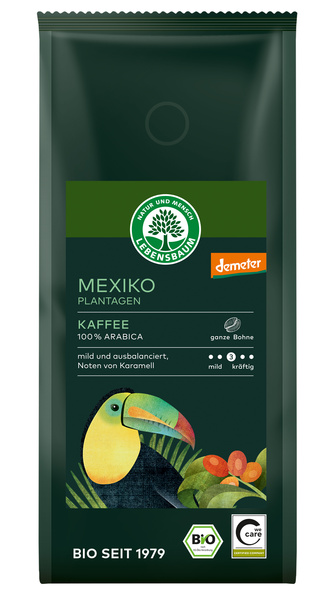LEBENSBAUM Plantagen Kaffee Mexiko Bohne 250 g