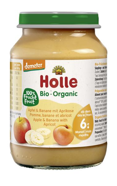 Holle Apfel & Banane mit Aprikose 190 g