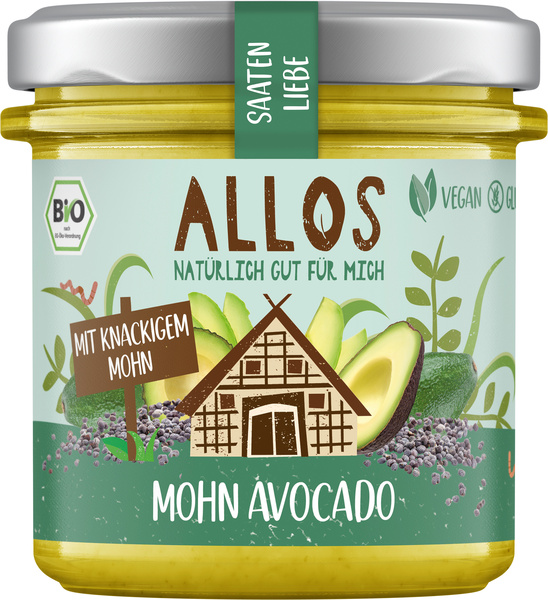 Allos Saatenliebe Mohn Avocado 135 g