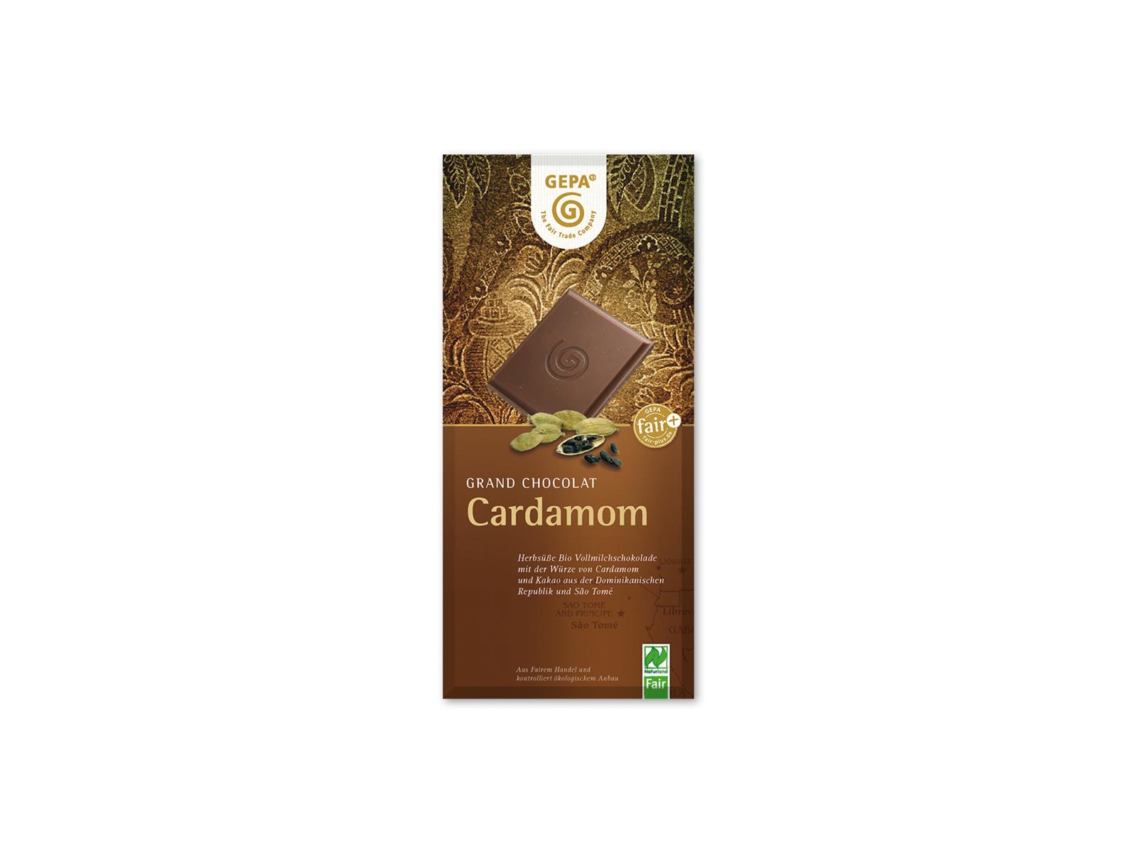 Gepa Grand Chocolat Cardamom 100g