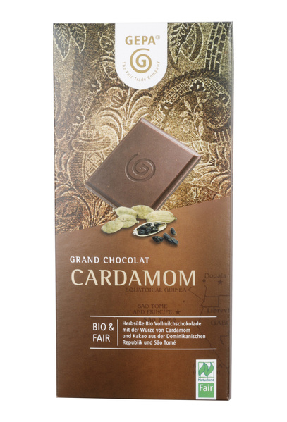 GEPA - The Fair Trade Company Grand Chocolat Cardamom 100 g