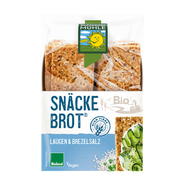 Bohlsener Mühle Snäckebrot Brezelsalz & Laugen 200 g