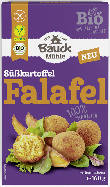Bauck Mühle Süßkartoffel Falafel gf 160 g