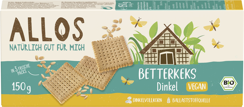 Allos Better-Keks Dinkel 150 g