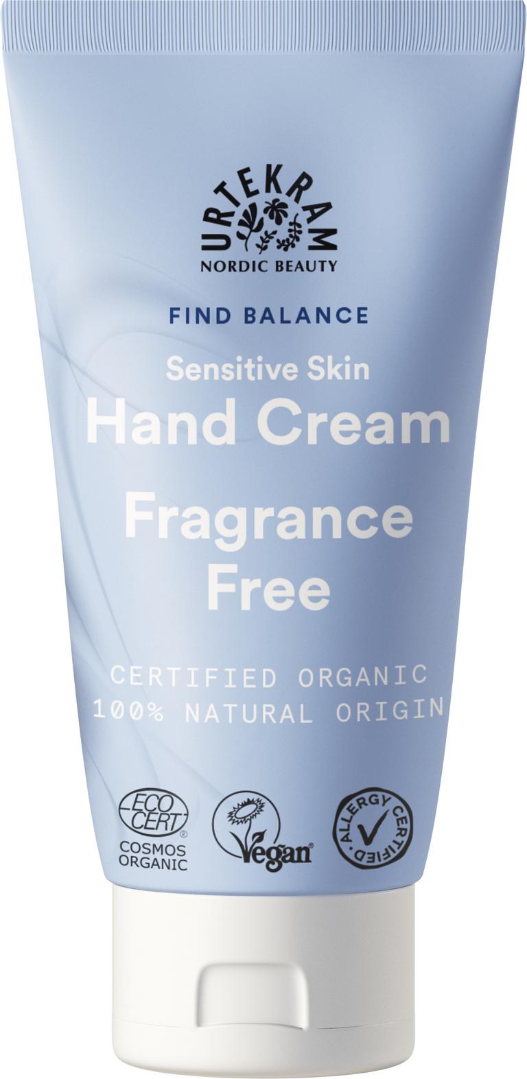 Urtekram Fragrance Free Sensitive Skin Hand Cream 75 ml