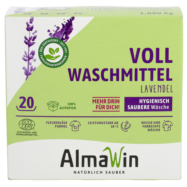 AlmaWin Vollwaschmittel 19 WG 1080 g