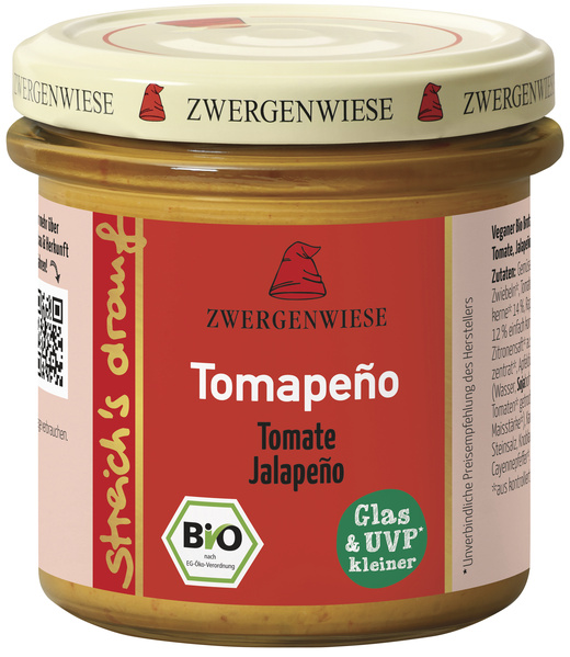 Zwergenwiese streichs drauf Tomapeño 135 g