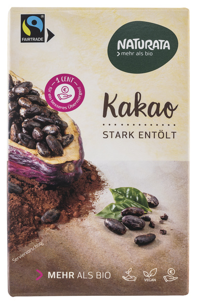 NATURATA Kakao stark entölt 10-12% 125 g