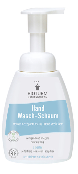 BIOTURM Hand Waschschaum im Spender 250 ml