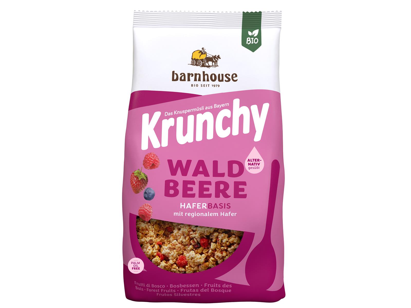 Barnhouse Krunchy Pur Waldbeere 375 g