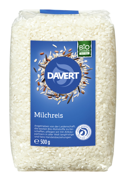 Davert Milchreis weiß 500 g