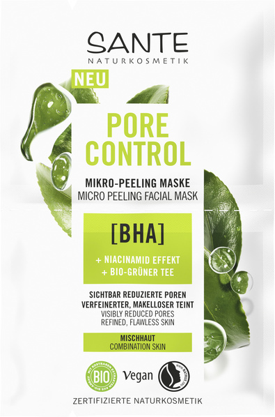Sante Pore Control Mikro-Peeling Maske 8ml