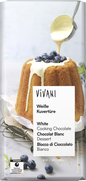 Vivani Weiße Kuvertüre 150 g
