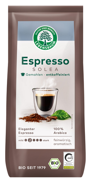 LEBENSBAUM Espresso Solea entkoff. gemahlen 250 g