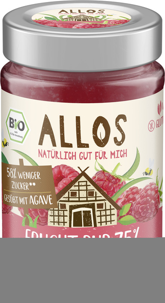 Allos Frucht Pur 75% Himbeere 200 g