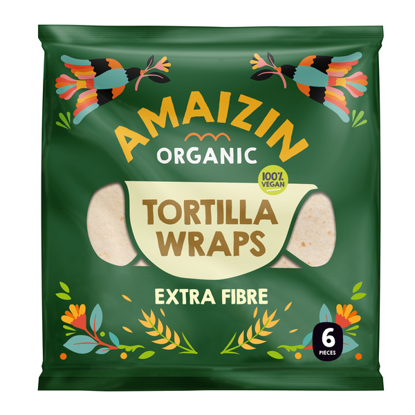 Amaizin Tortilla Wrap Extra Fibre 6 Stück 240 g