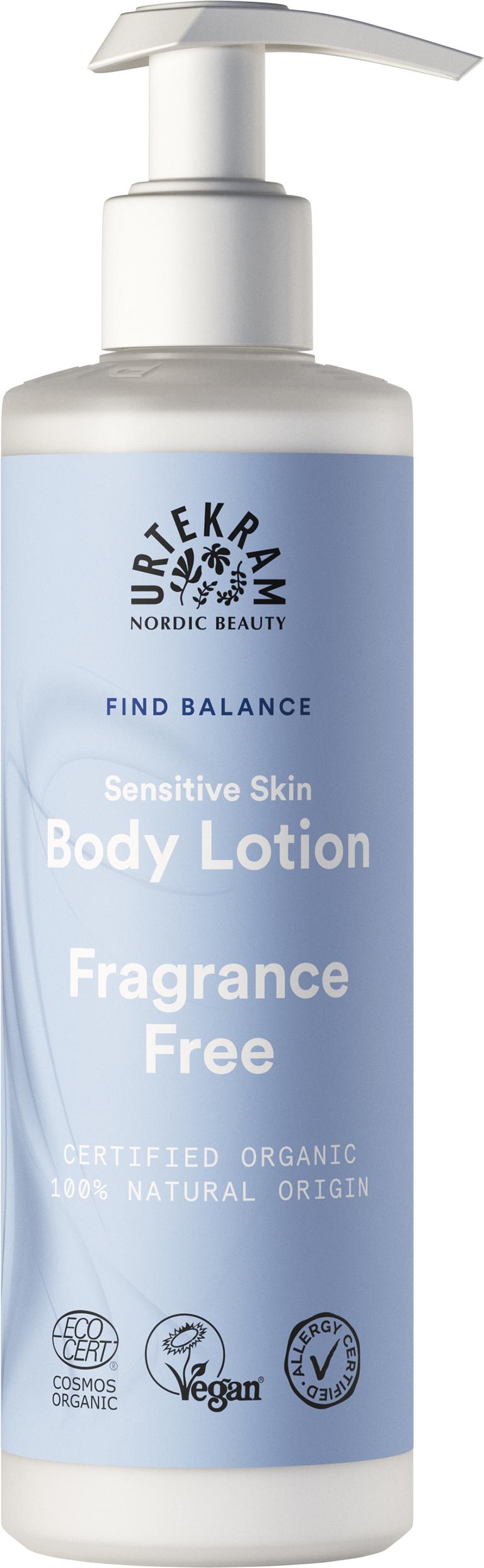 Urtekram Fragrance Free Sensitive Skin Body Lotion 245 ml