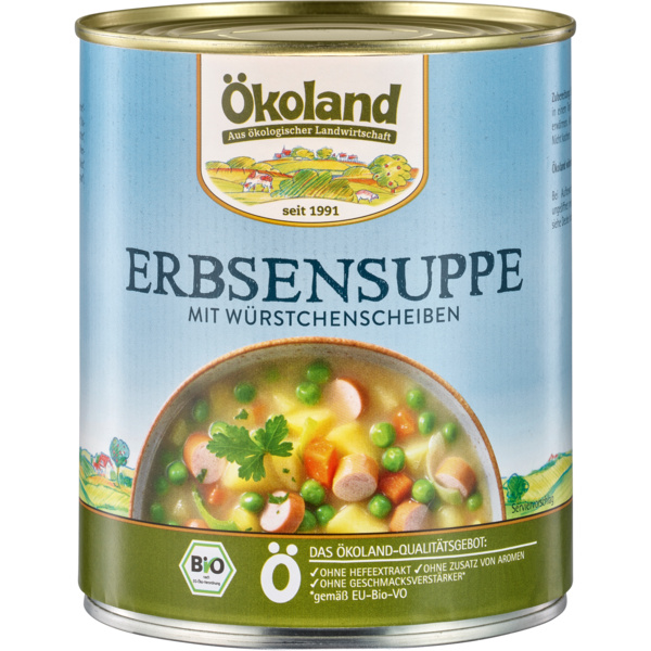 ÖKOLAND Erbsensuppe 800 g
