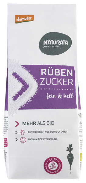 NATURATA Rübenzucker Demeter 500 g