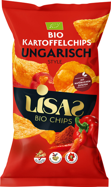 Lisas Bio Chips Kartoffelchips Ungarisch 125 g