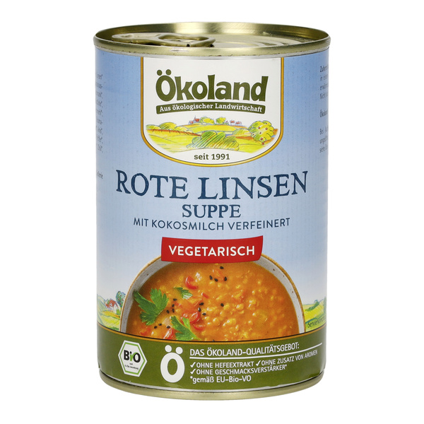 ÖKOLAND Rote Linsensuppe vegetarisch 400 g
