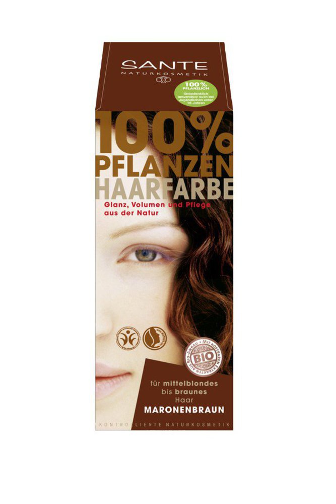 Sante Pflanzen-Haarfarbe maronenbraun 100g