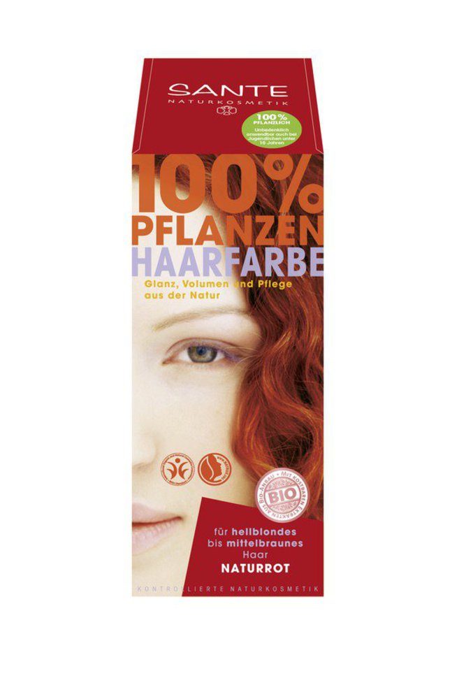 Sante Pflanzen-Haarfarbe naturrot 100g