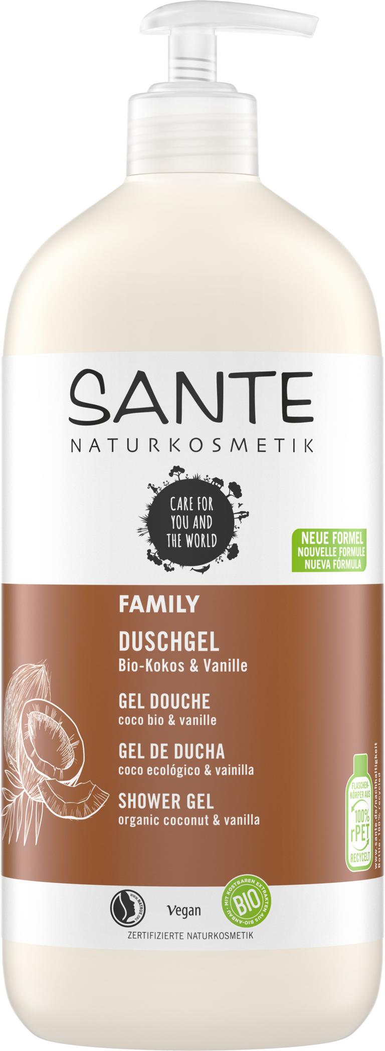 Sante FAMILY Duschgel Bio-Kokos & Vanille 950 ml