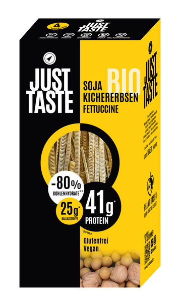 Just Taste Kichererbsen-Soja Fettuccine 250 g