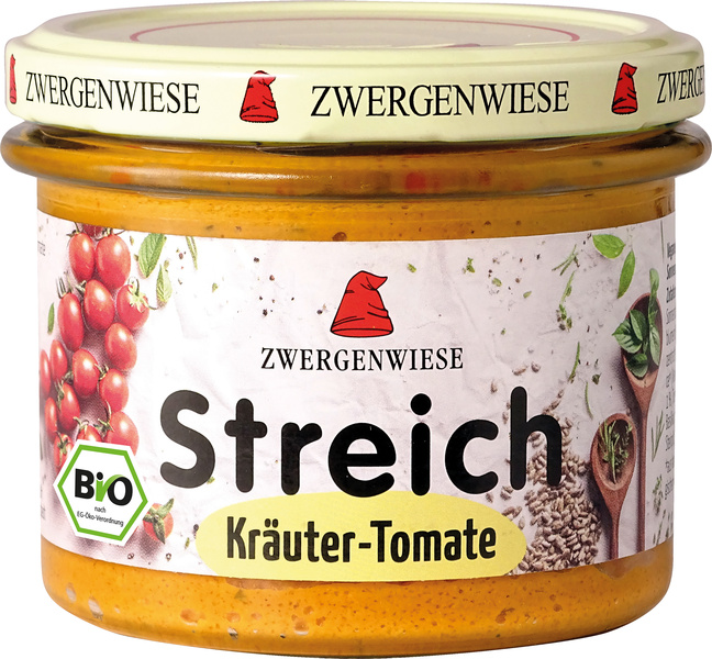 Zwergenwiese Kräuter Tomate Streich 180 g