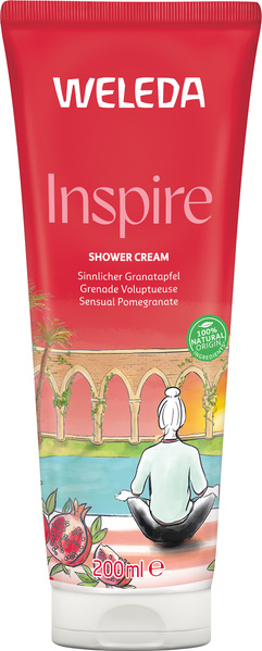 Weleda Inspire Shower Cream Granatapfel 200 ml