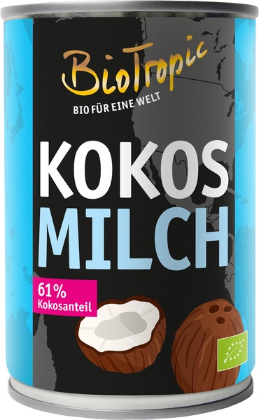 Biotropic Kokosmilch 22% Fett 400ml 400 ml