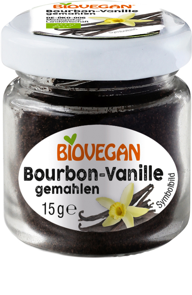 BioVegan Bourbon Vanille im Glas 15g