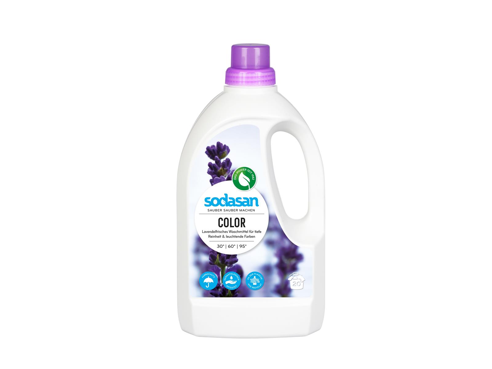 Sodasan Colorwaschmittel Lavendel 1,5l