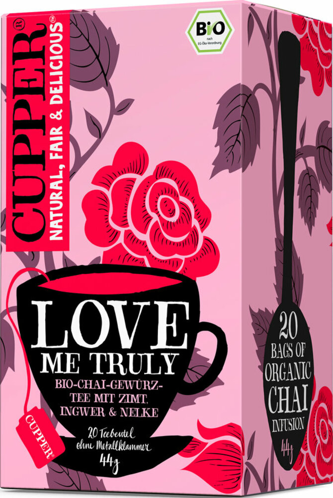 Cupper Love me truly Tee 20 Btl. 44 g