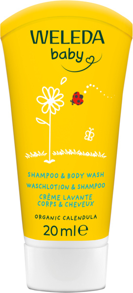 Weleda Baby & Kind Calendula Waschlotion & Shampoo Probiergr. 20 ml