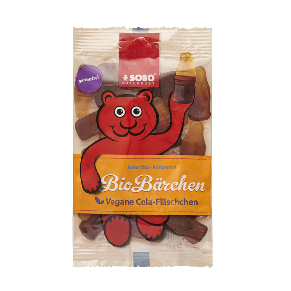 Sobo Bio-Bärchen Cola-Fläschchen vegan 75 g