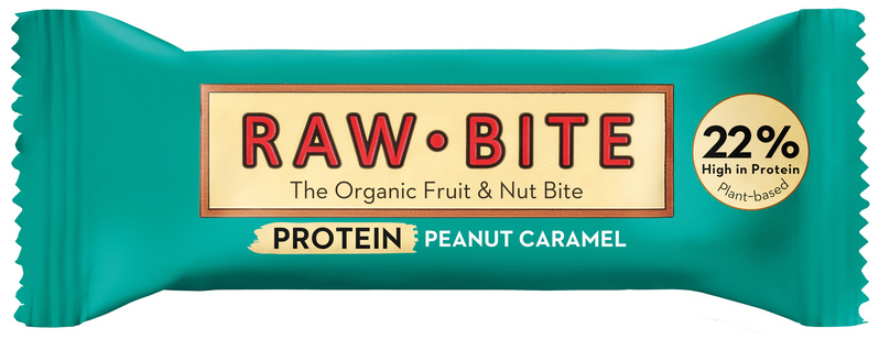 Raw Bite Raw Bite Fruchtriegel Protein Peanut Caramel 45 g