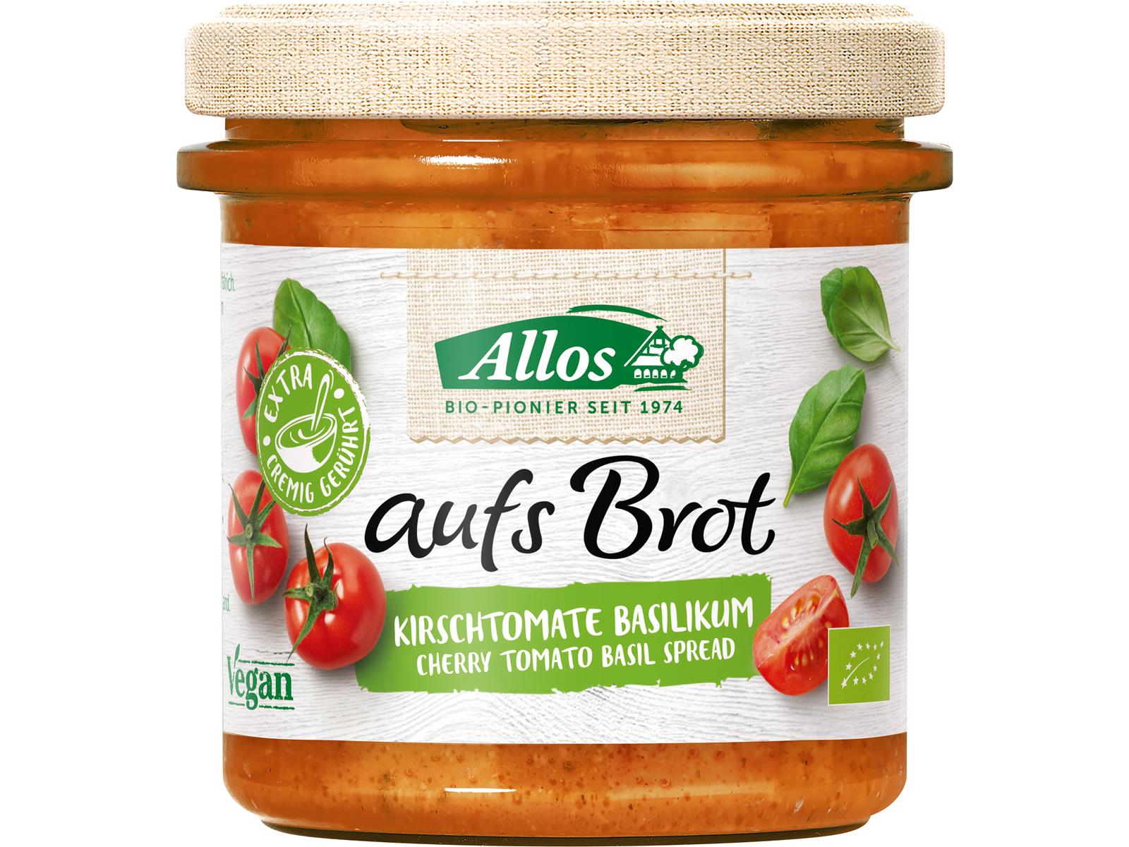 Allos Auf's Brot Tomate Basilikum 140g