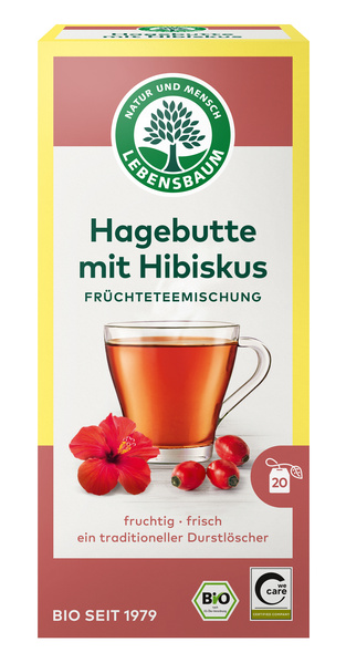 LEBENSBAUM Hagebutte mit Hibiskus 20 Btl. 50 g